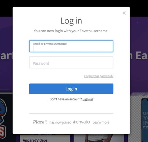 envato log in.